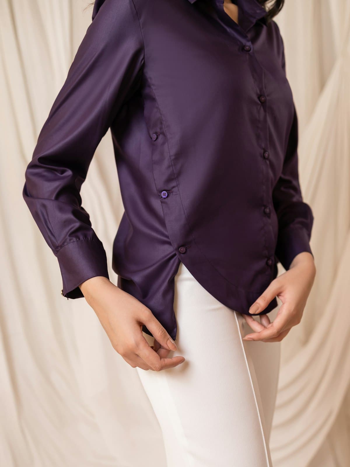 Uniqlo — Camicia in lino con taschino