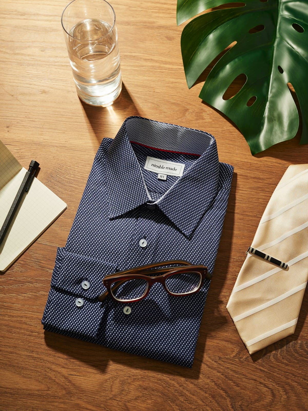 Massimo Dutti — Camicia slim in twill di cotone