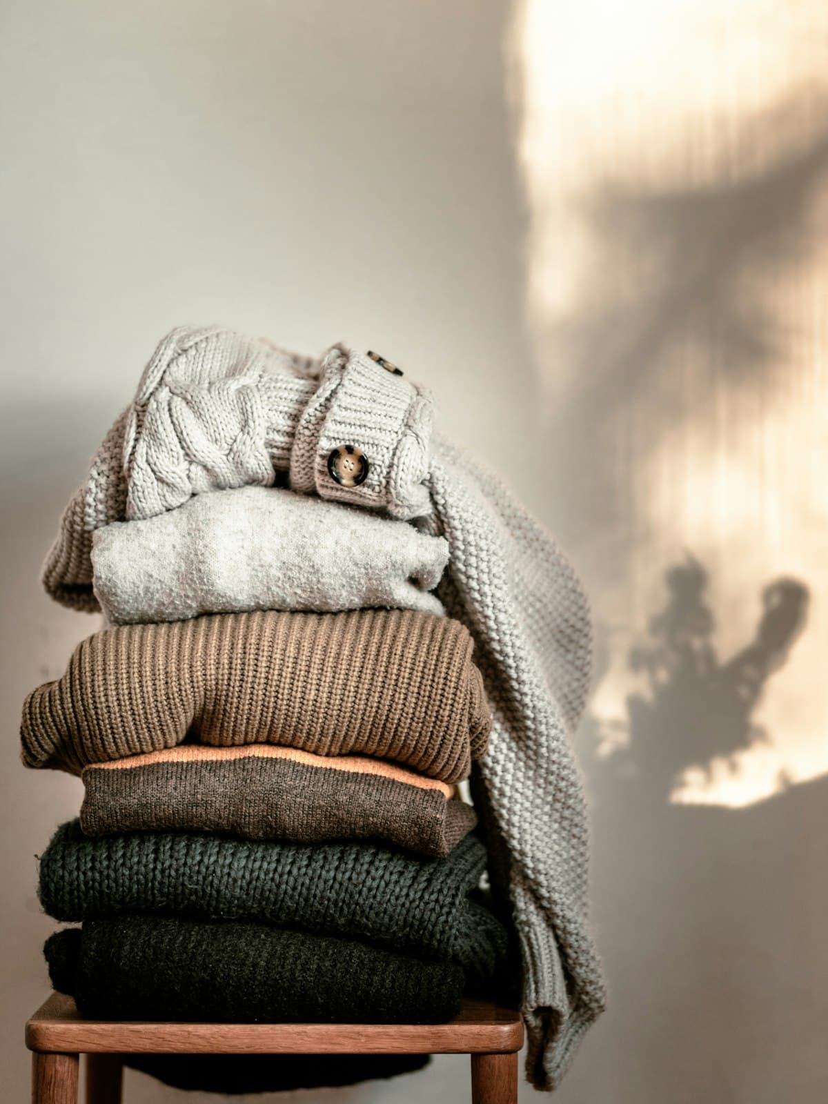 Benetton — Maglione a coste in lana merino