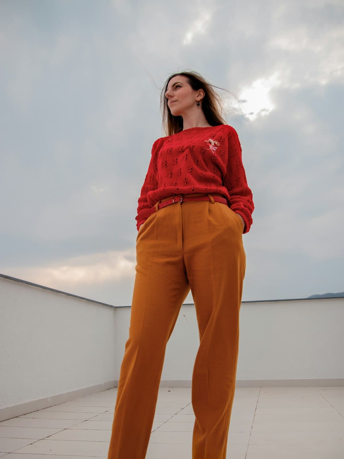 Mango — Pantalone cargo in cotone morbido