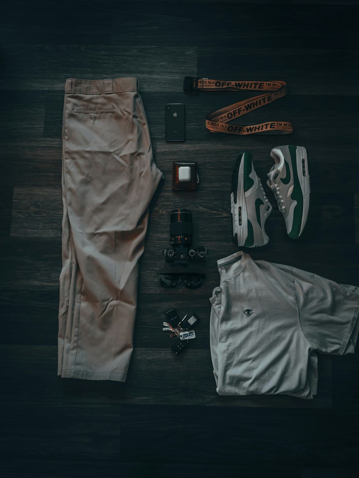 Aspesi — Pantalone cargo in cotone ripstop