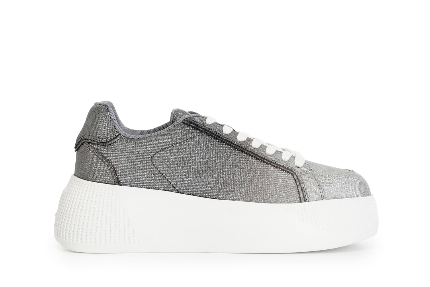 CafèNoir — Sneakers in glitter sfumato argento