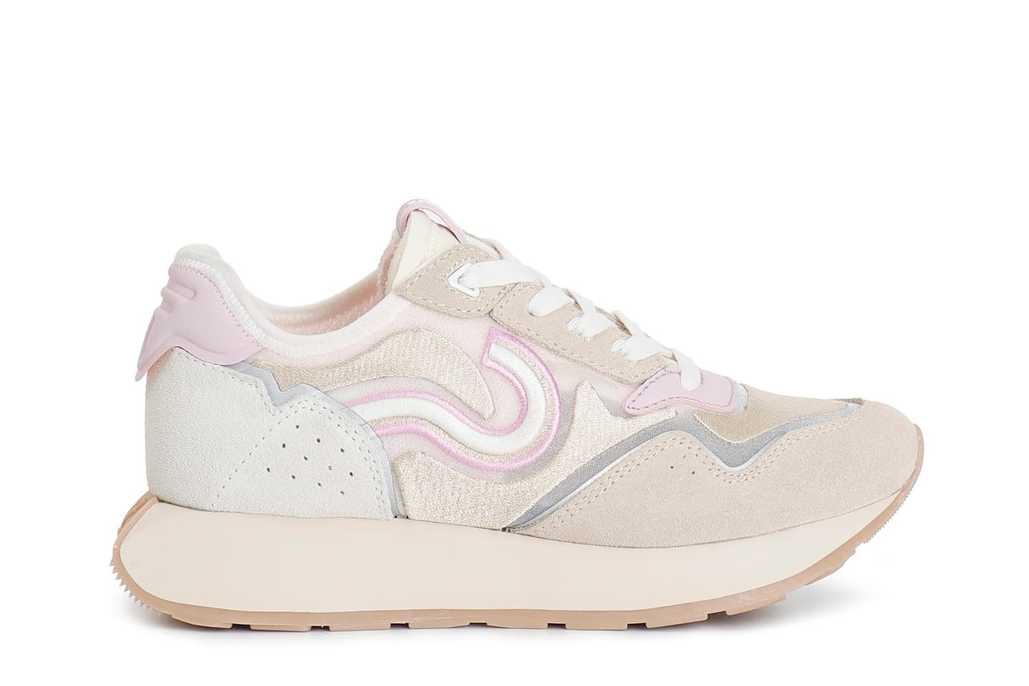 CafèNoir — Running con ricamo beige