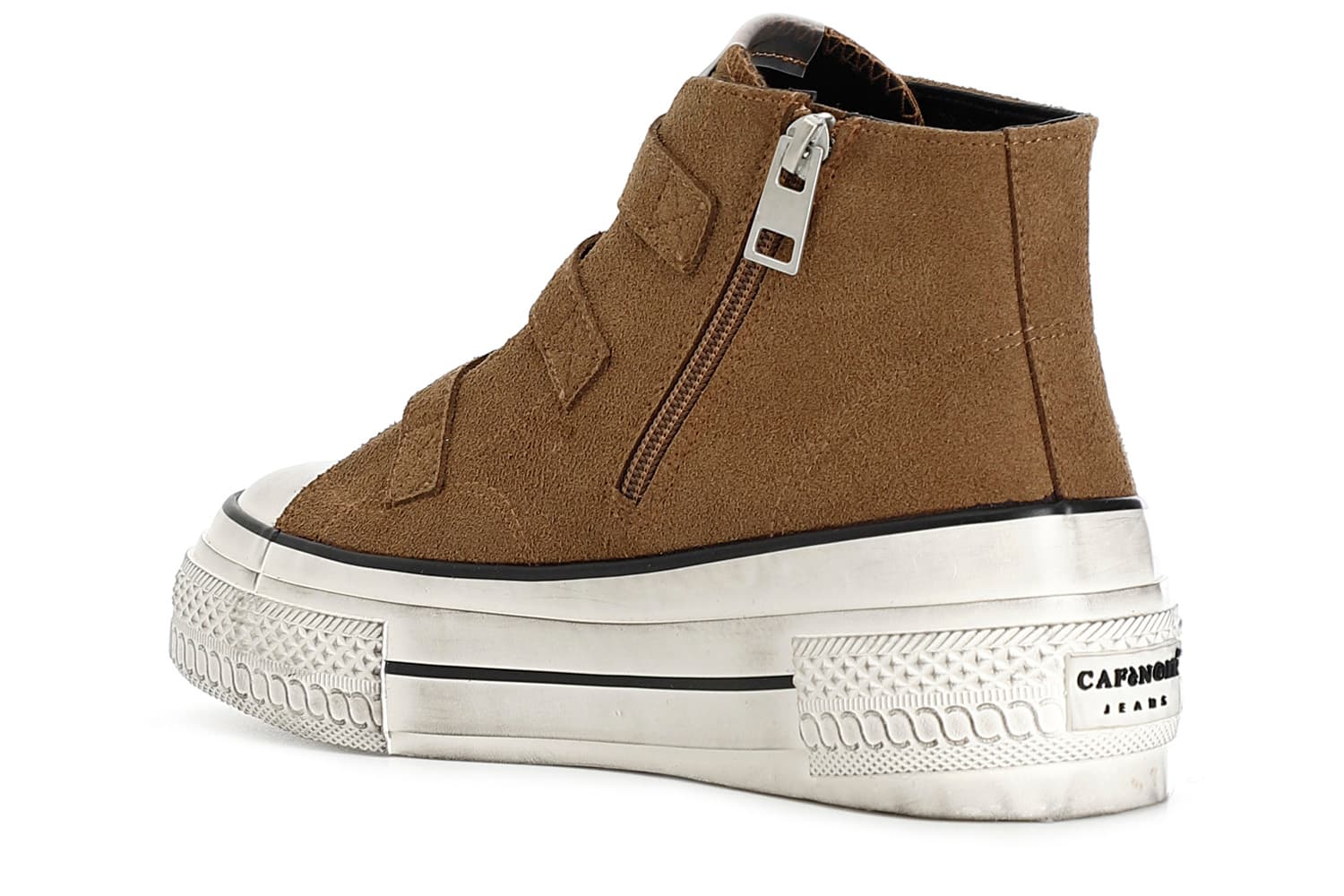 Sneakers da donna mid 3 fibbie cuoio — vista 4