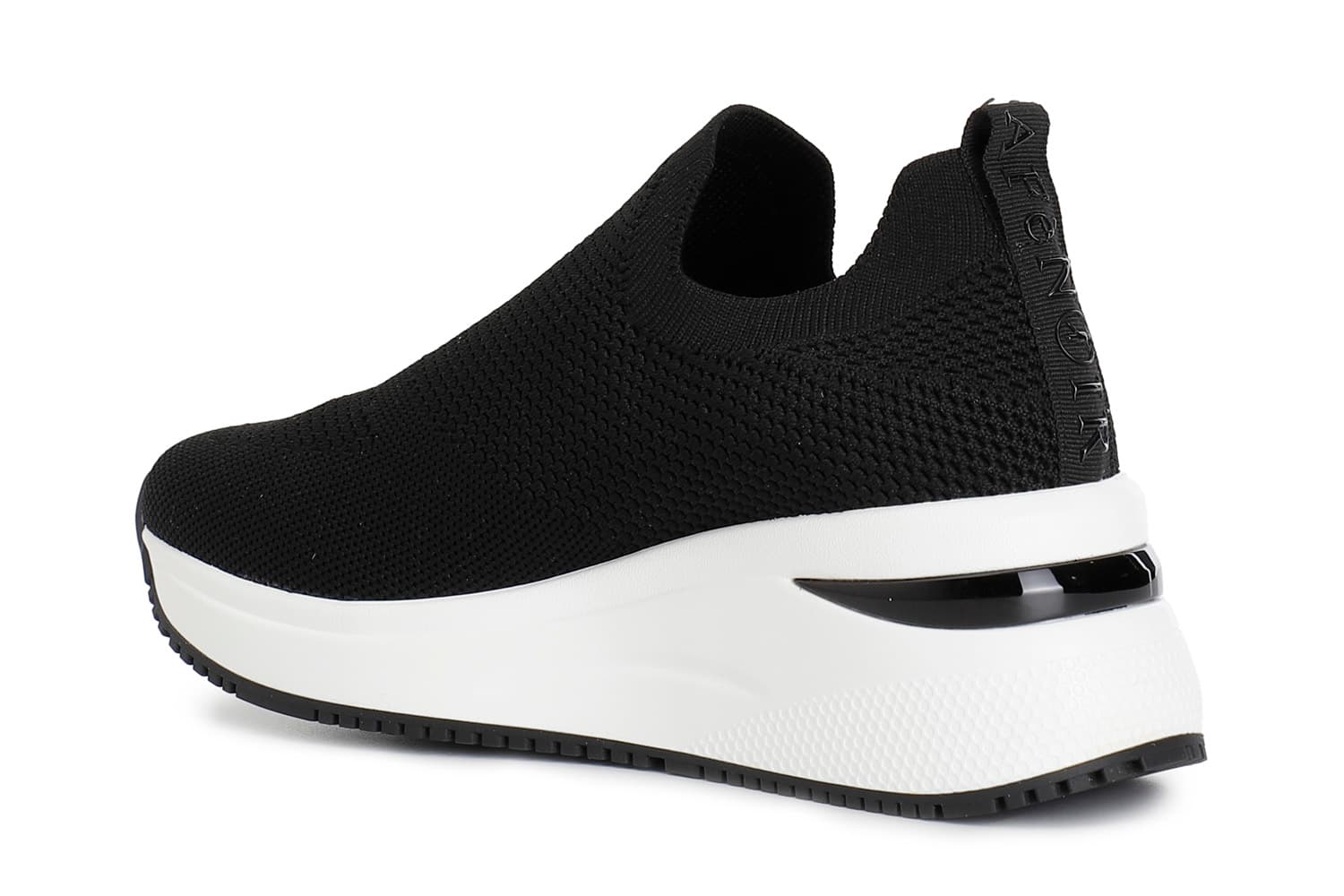 Slip-on da donna con calzino nero — vista 4