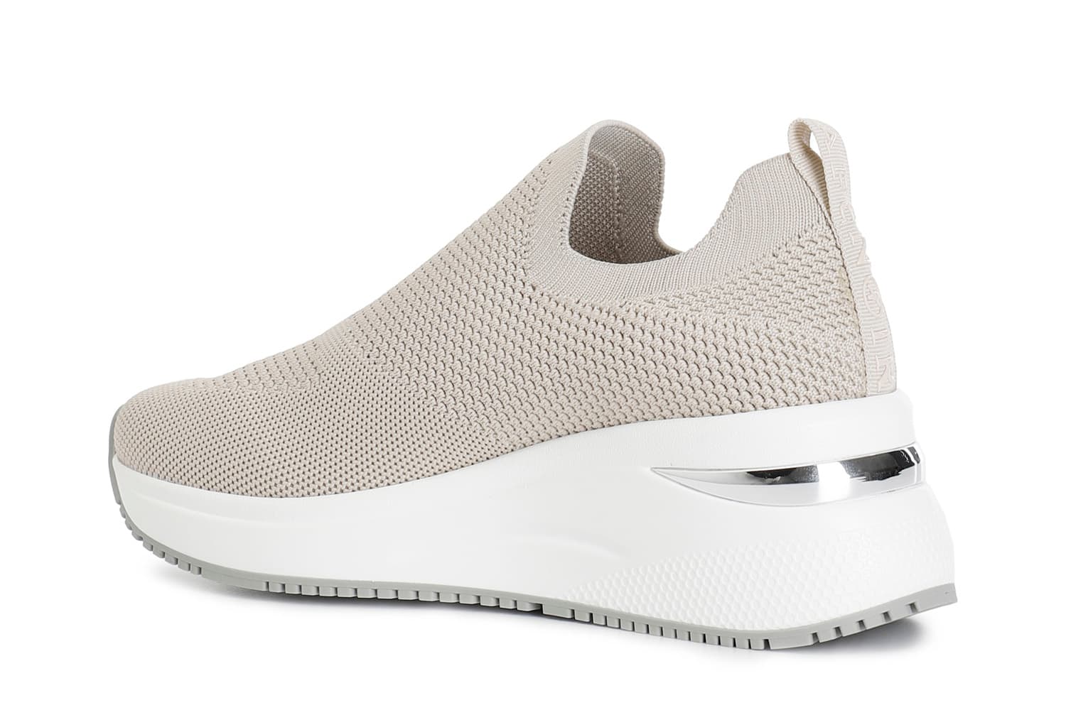 Slip-on da donna con calzino grigio — vista 2