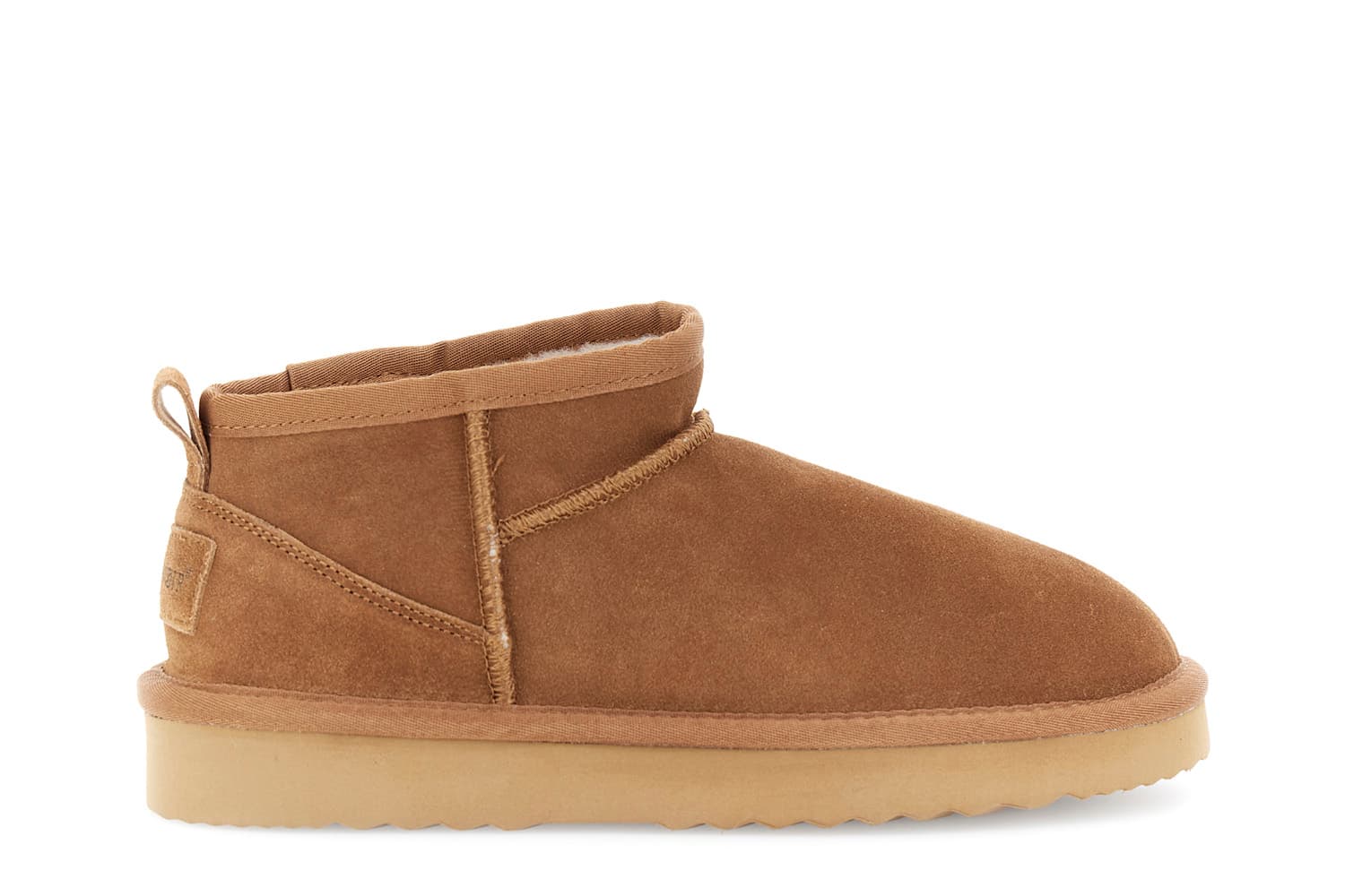CafèNoir — Tronchetti alla caviglia in pelle scamosciata camel