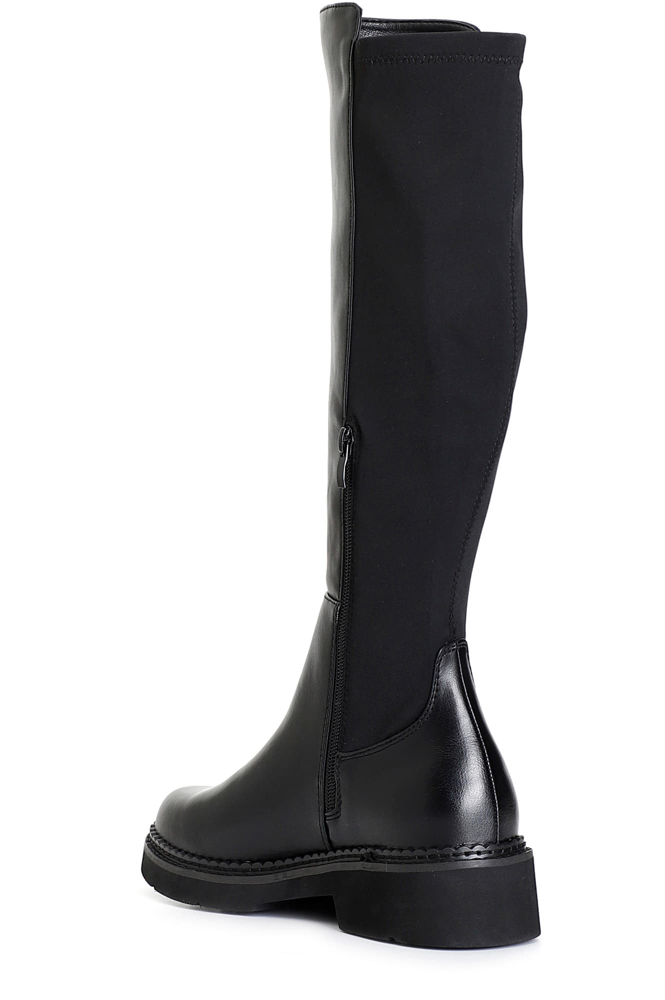 Stivale da donna con lettering nero — vista 2