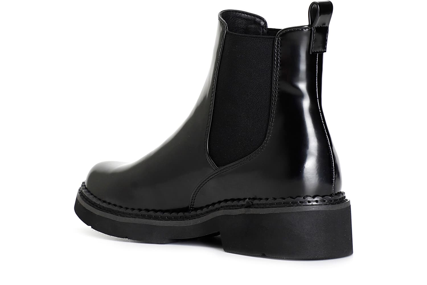 Tronchetto da donna con elastico nero — vista 2