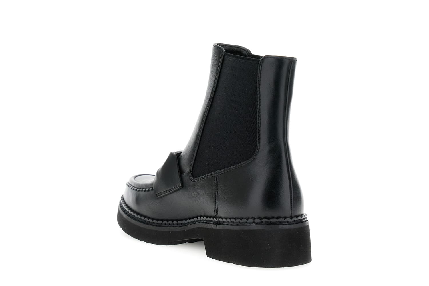 Tronchetti con elastico e accessorio nero — vista 2
