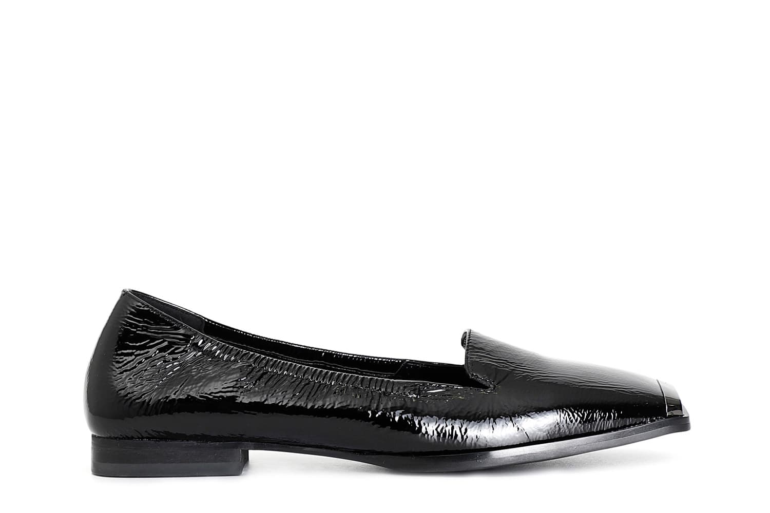 Ballerina con elastico in naplak nero — vista 3