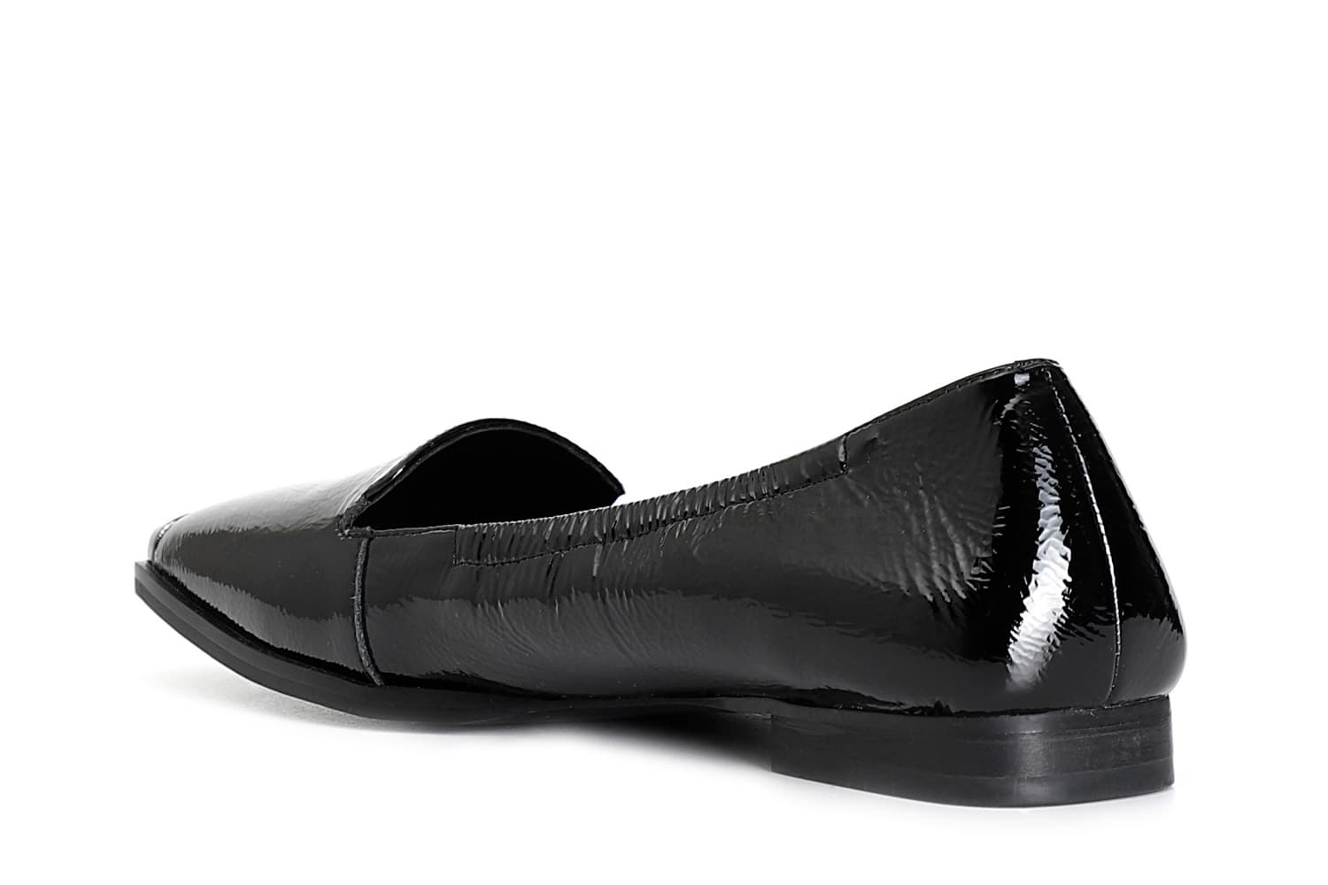 Ballerina con elastico in naplak nero — vista 4