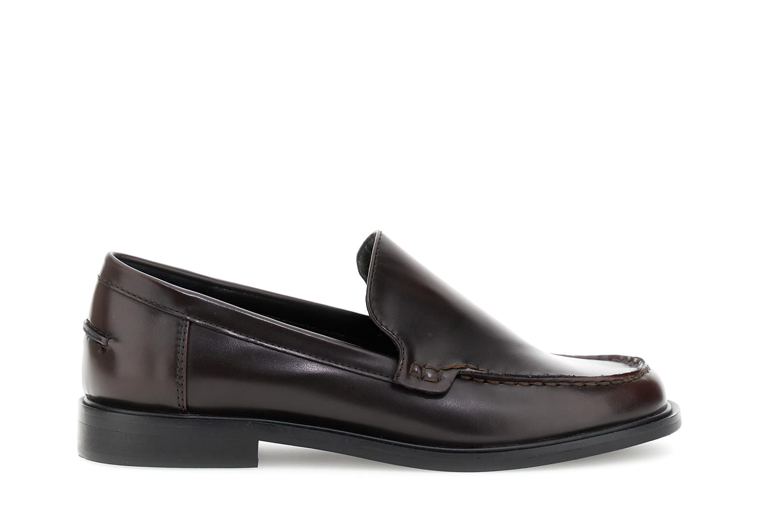 CafèNoir — Mocassini effetto pelle spazzolata bordeaux