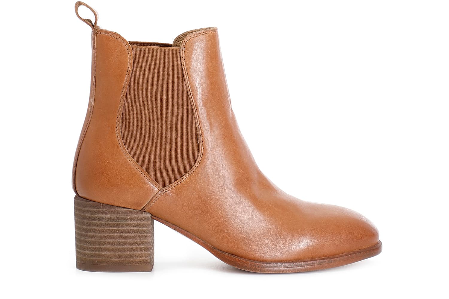 CafèNoir — Tronchetto donna in nappa con elastici noce