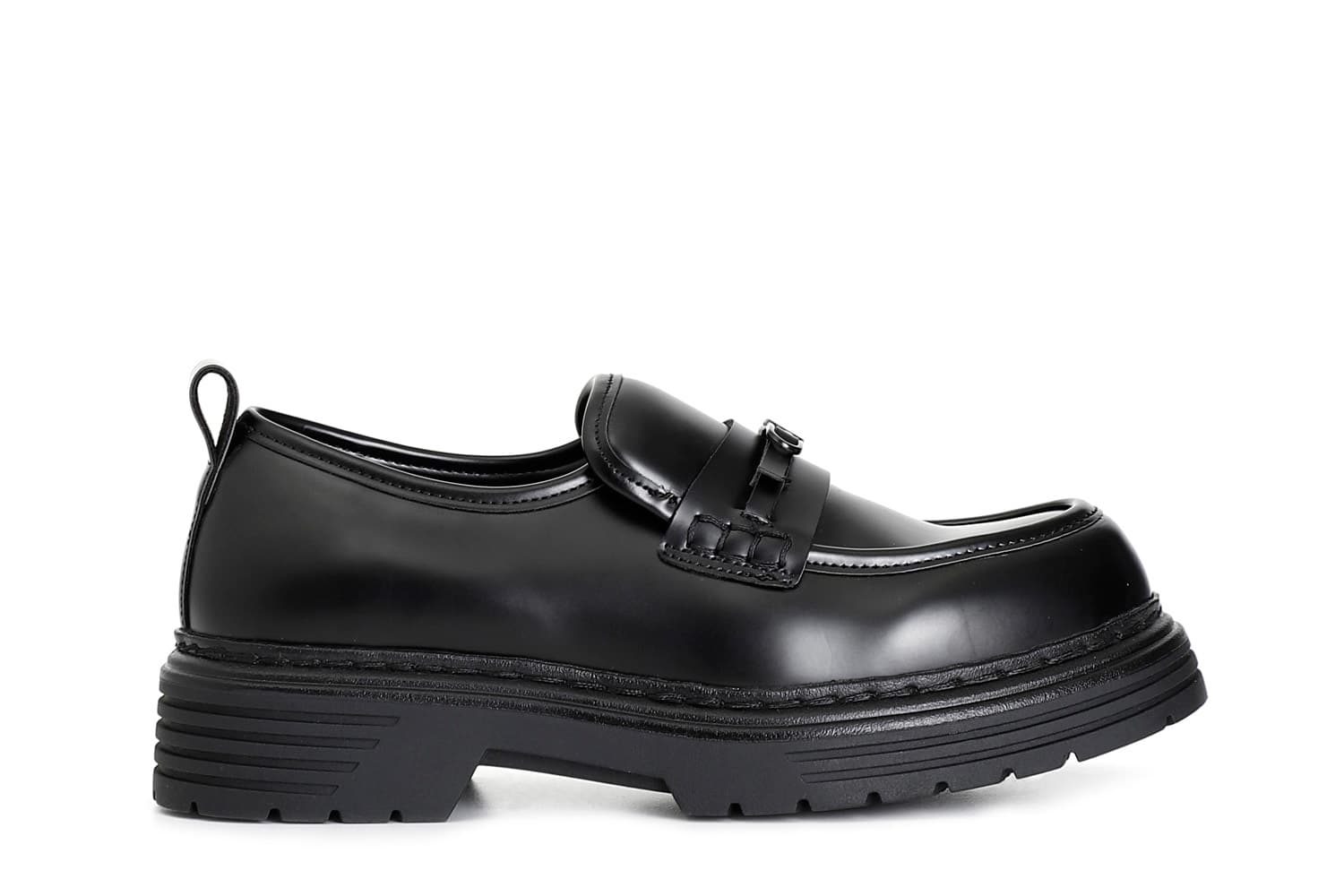 CafèNoir — Mocassino da donna in similpelle spazzolato nero