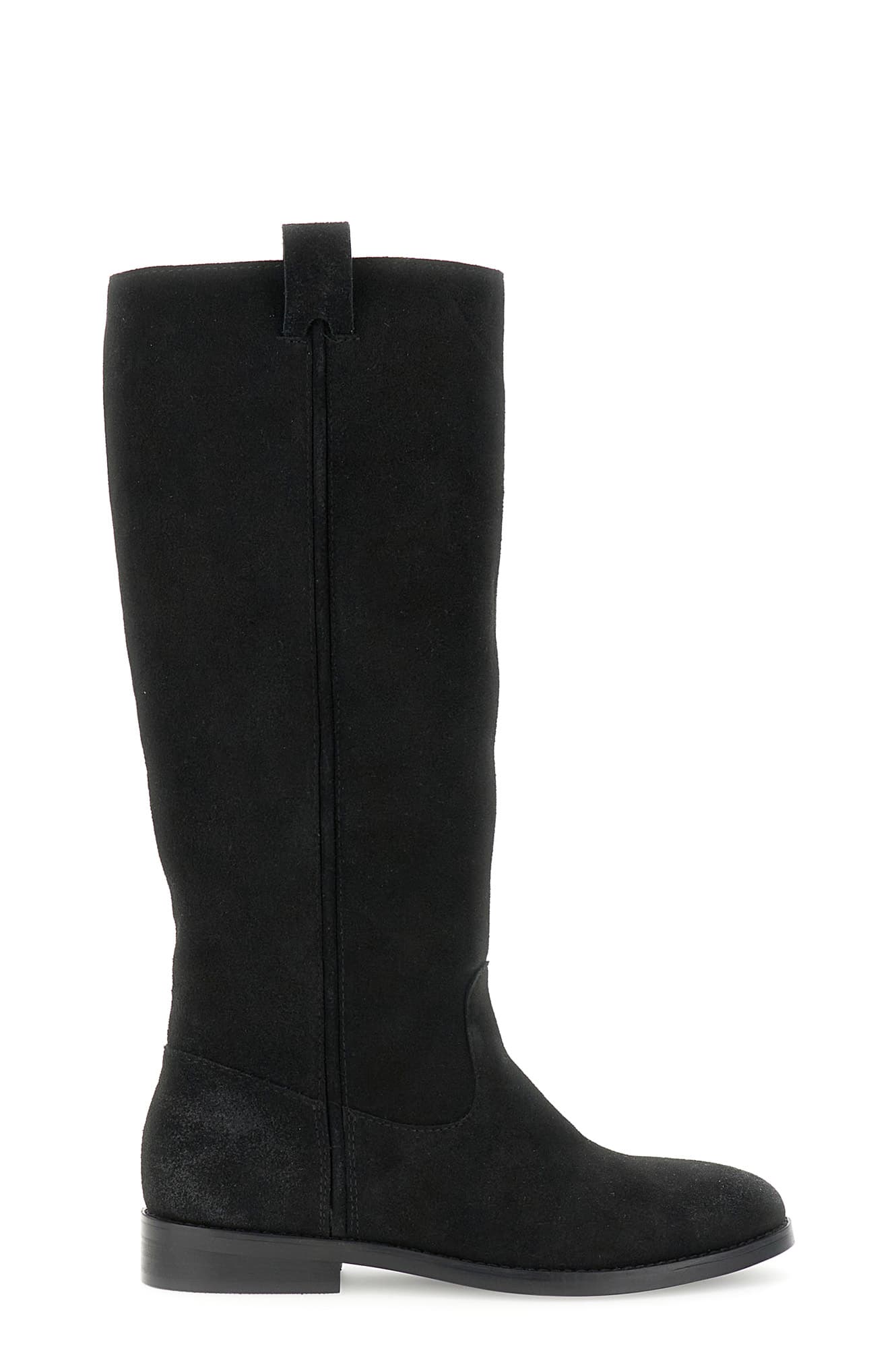 Stivali in pelle scamosciata nero — vista 3