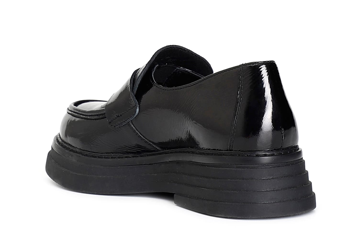 Mocassino da donna in naplak con accessorio nero — vista 2