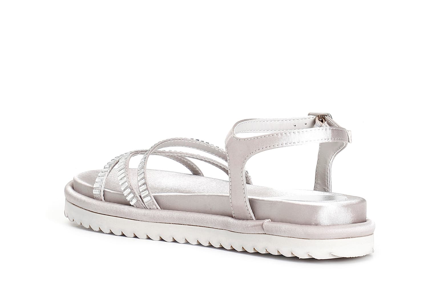 Sandali frate con strass champagne — vista 2