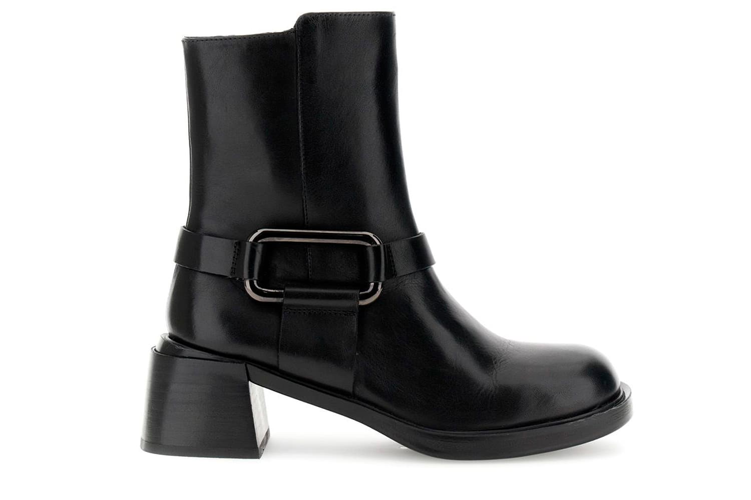 CafèNoir — Tronchetti in pelle con accessorio nero