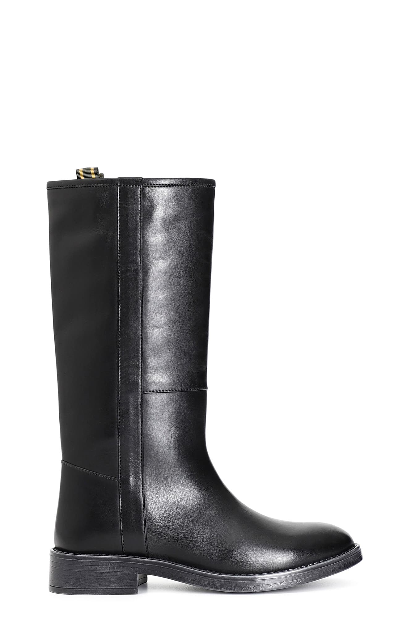 Stivale in pelle nero — vista 3