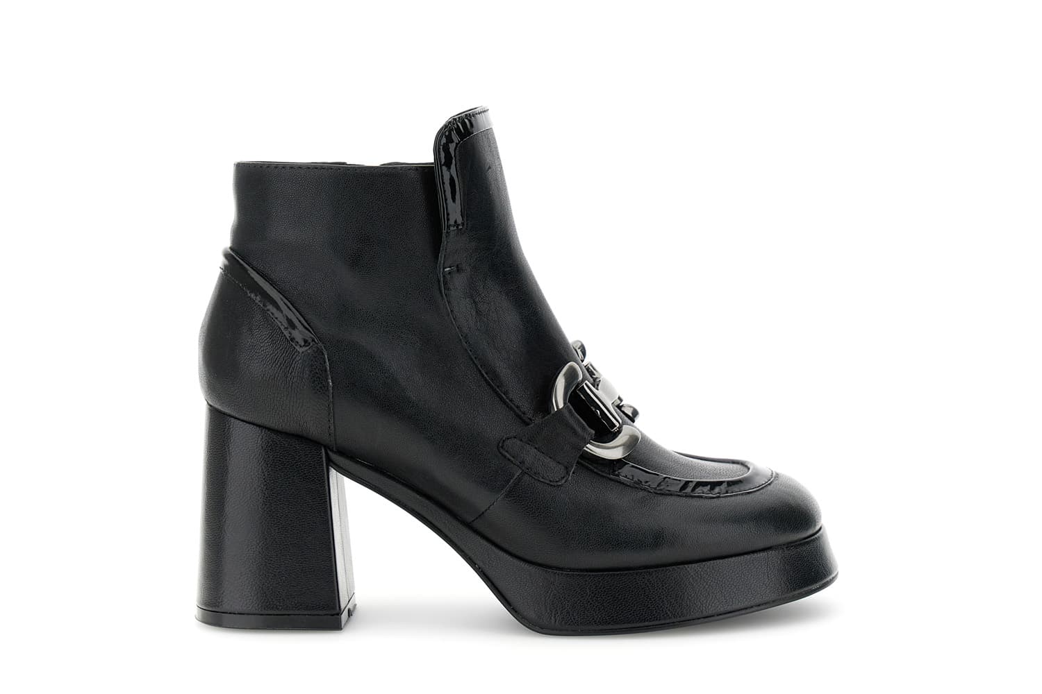 CafèNoir — Tronchetto da donna in nappa con morsetto nero