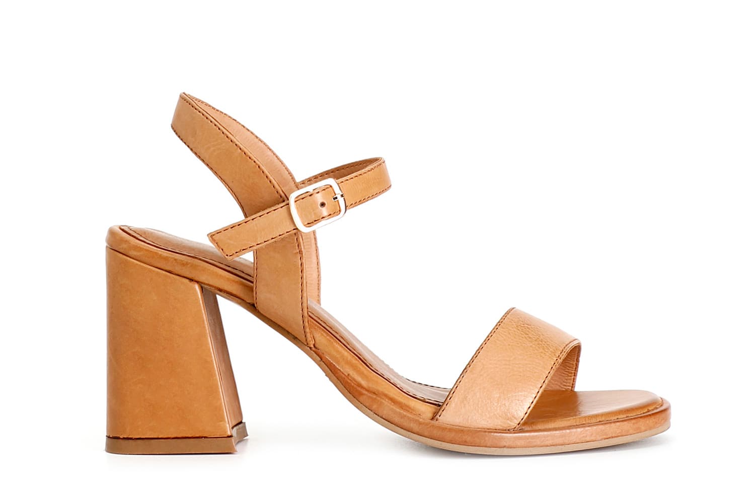 CafèNoir — Sandali modello gilda in pelle cuoio
