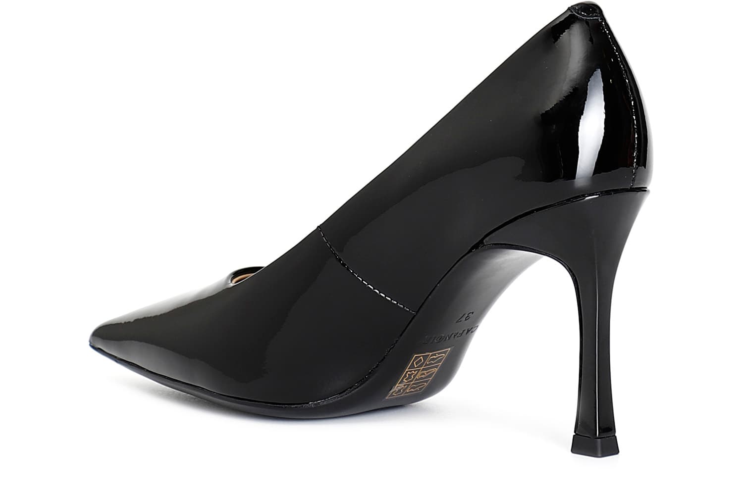 Décolleté in vernice nero — vista 2