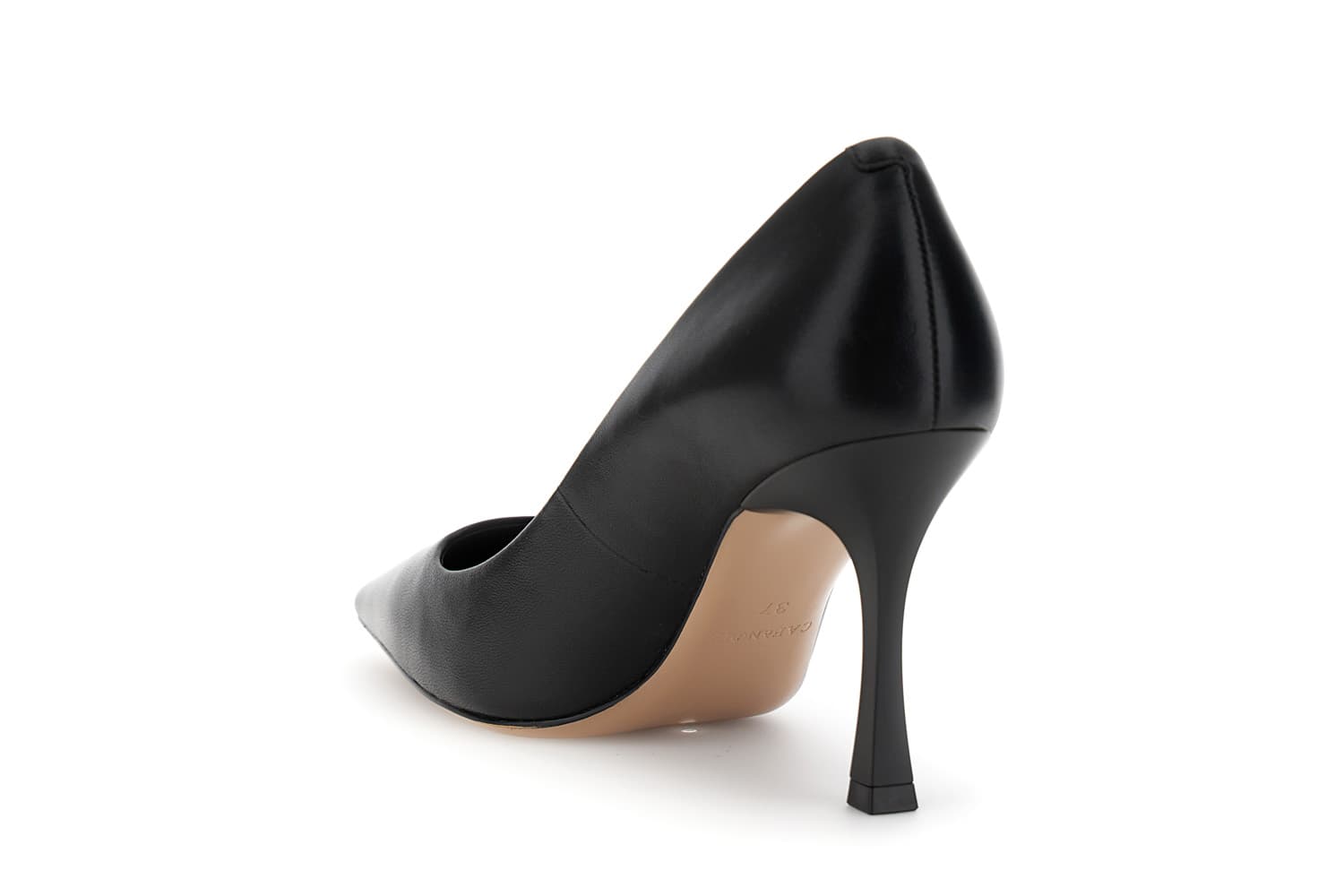 Décollété in nappa nero — vista 2