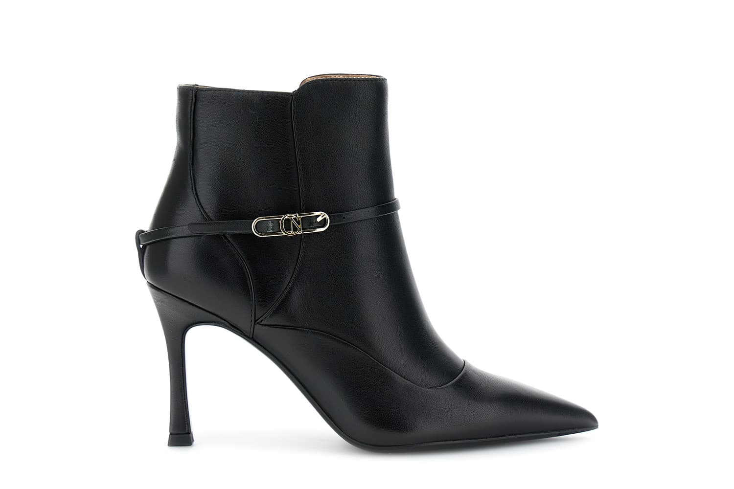 CafèNoir — Tronchetto da donna in pelle con fibbia nero