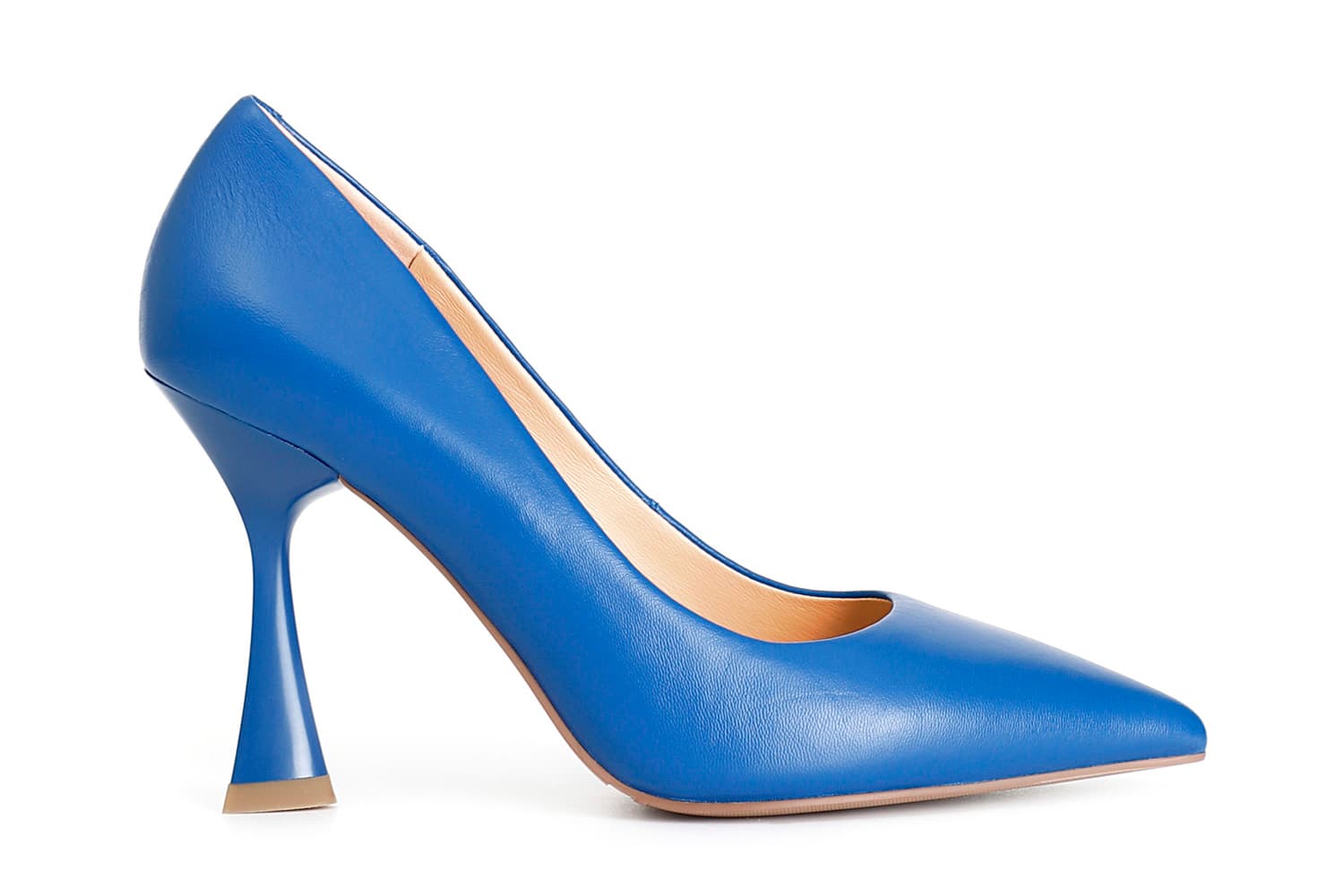 CafèNoir — Décolleté in nappa blu royal
