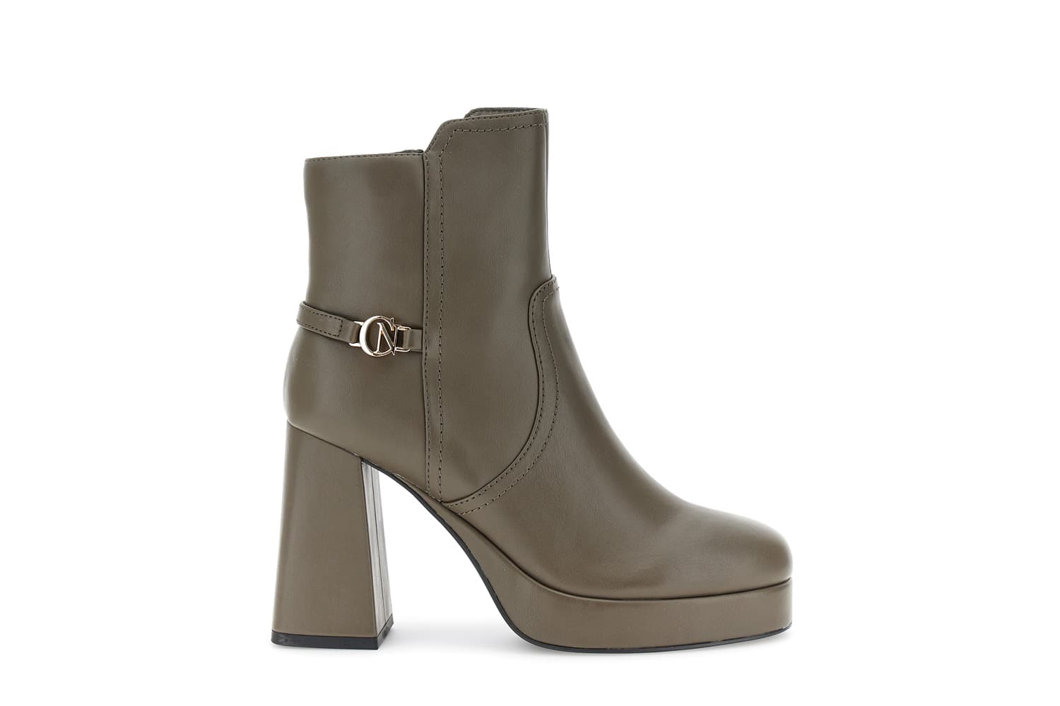CafèNoir — Tronchetto da donna con accessorio personalizzato taupe
