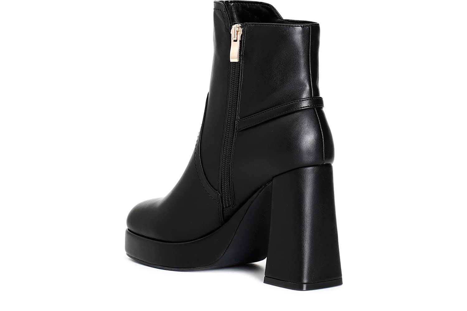 Tronchetto da donna con accessorio personalizzato nero — vista 2