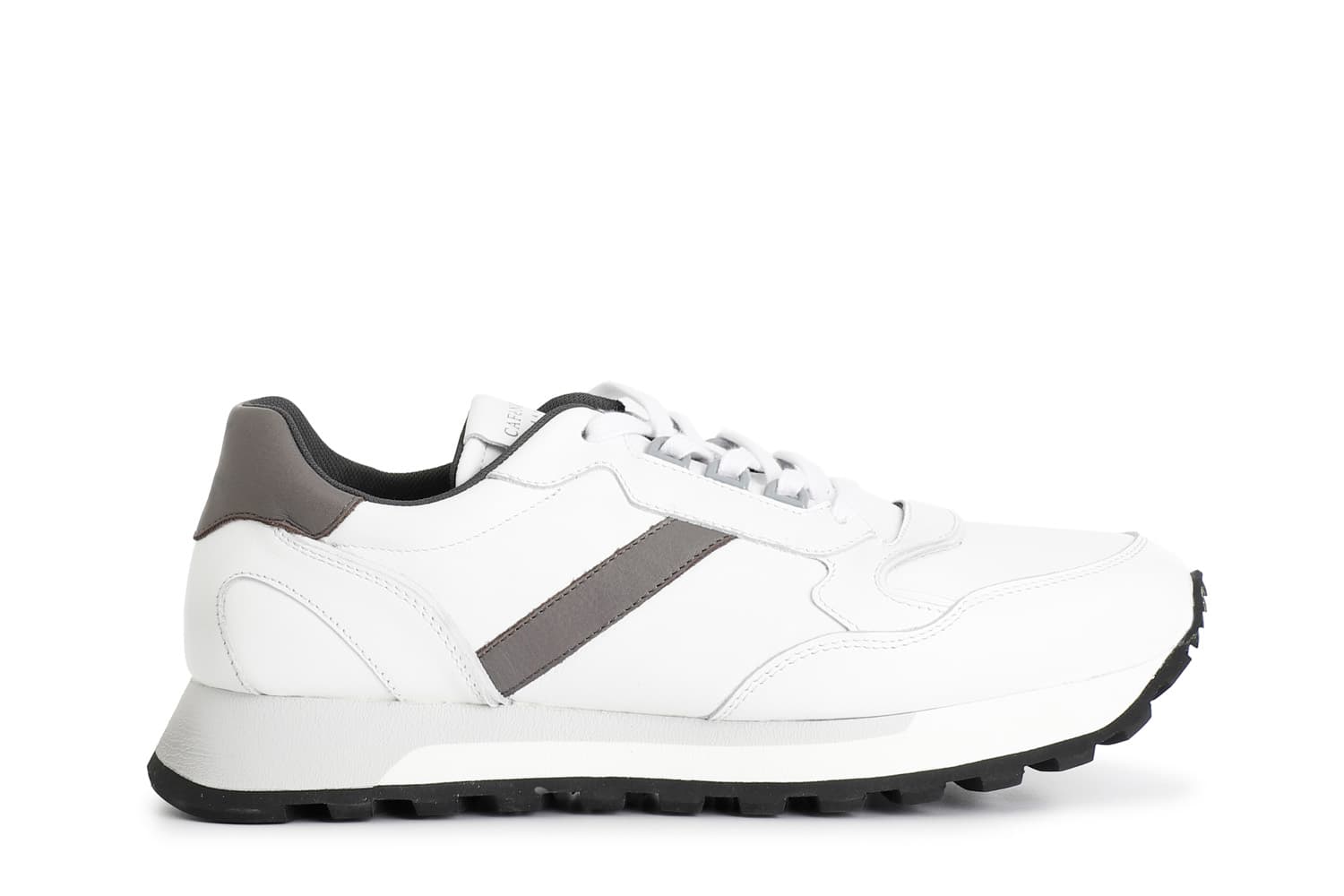 CafèNoir — Sneakers da uomo in pelle multi bianco