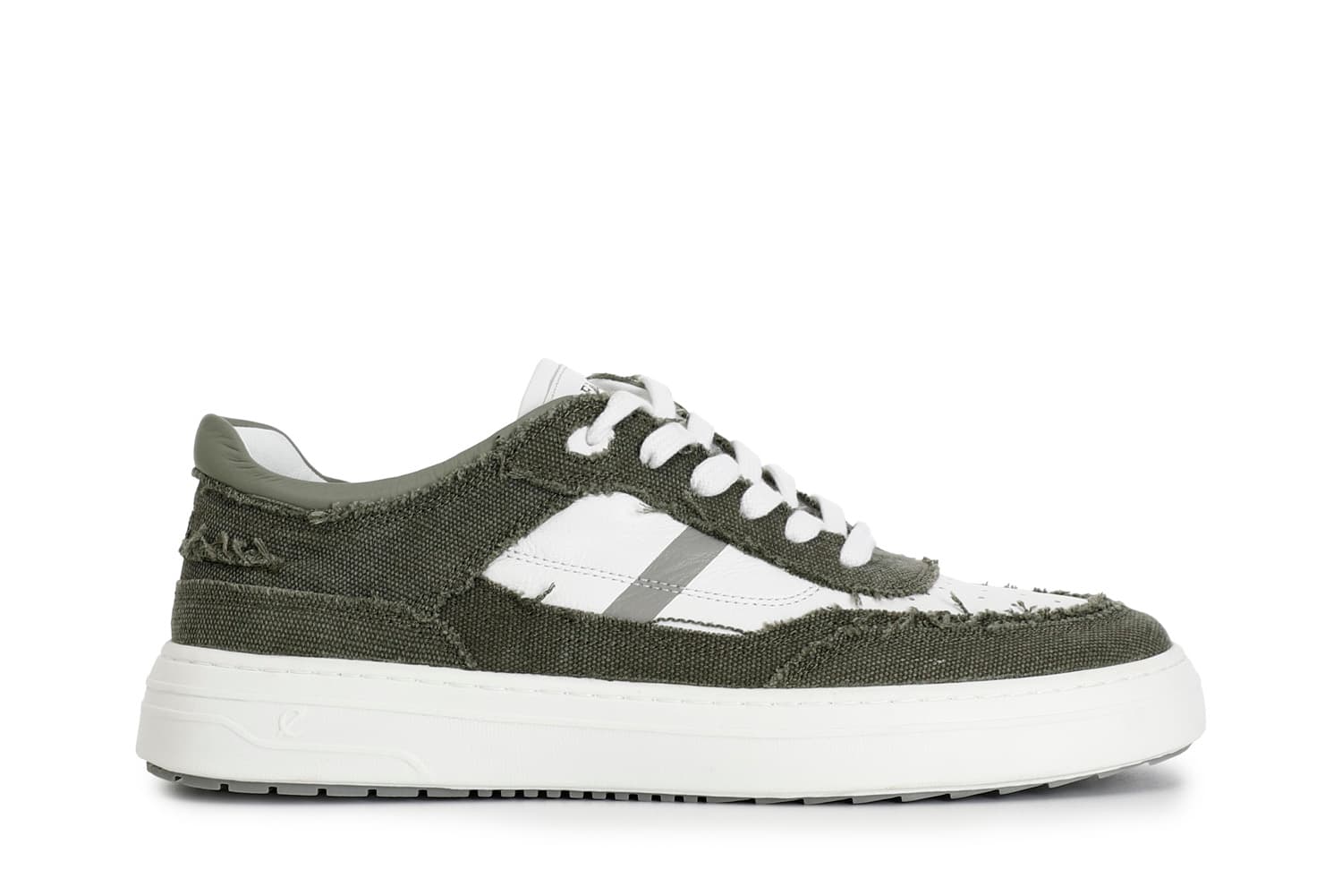 CafèNoir — Sneakers uomo in tessuto verde