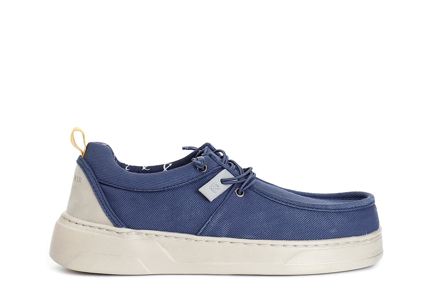 CafèNoir — Scarpe allacciate in tessuto blu