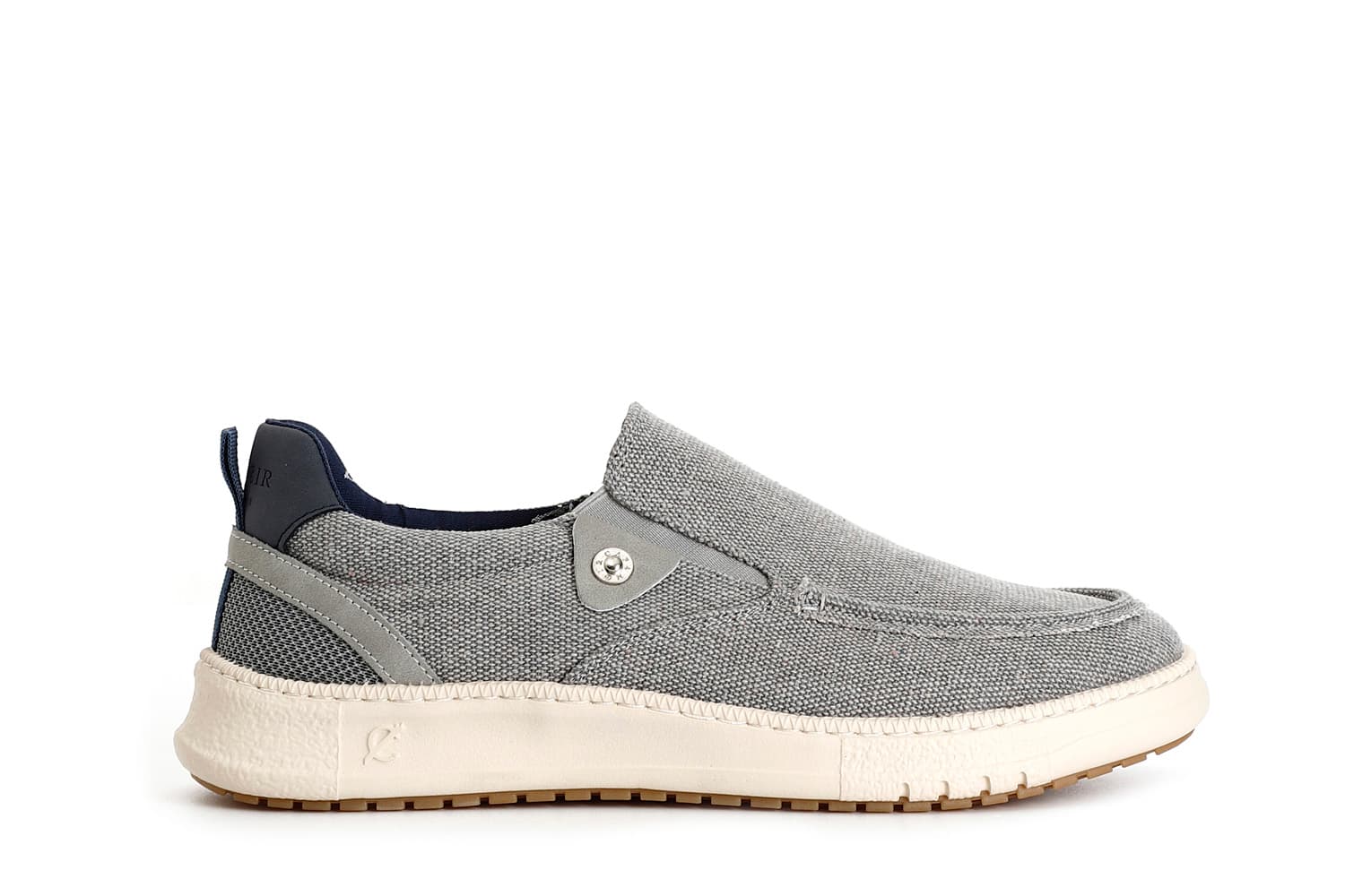 Slip-on in tessuto grigio — vista 2