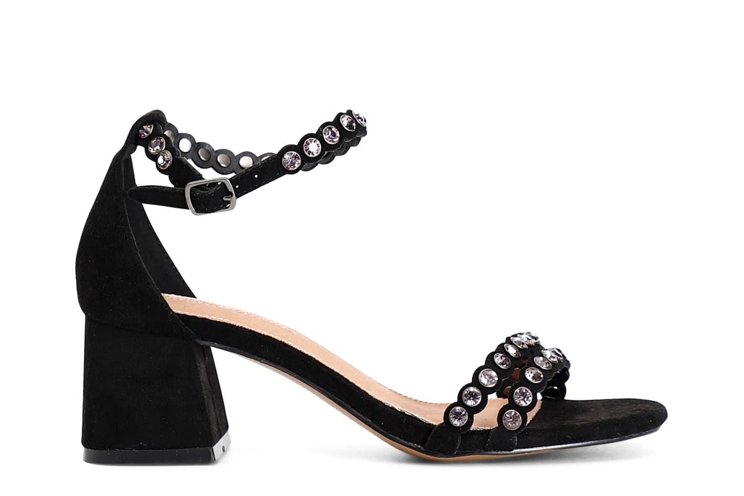 CafèNoir — Sandali toppone chiuso con strass nero