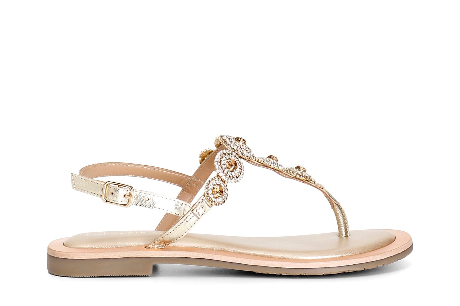 CafèNoir — Sandali gioiello in pelle oro