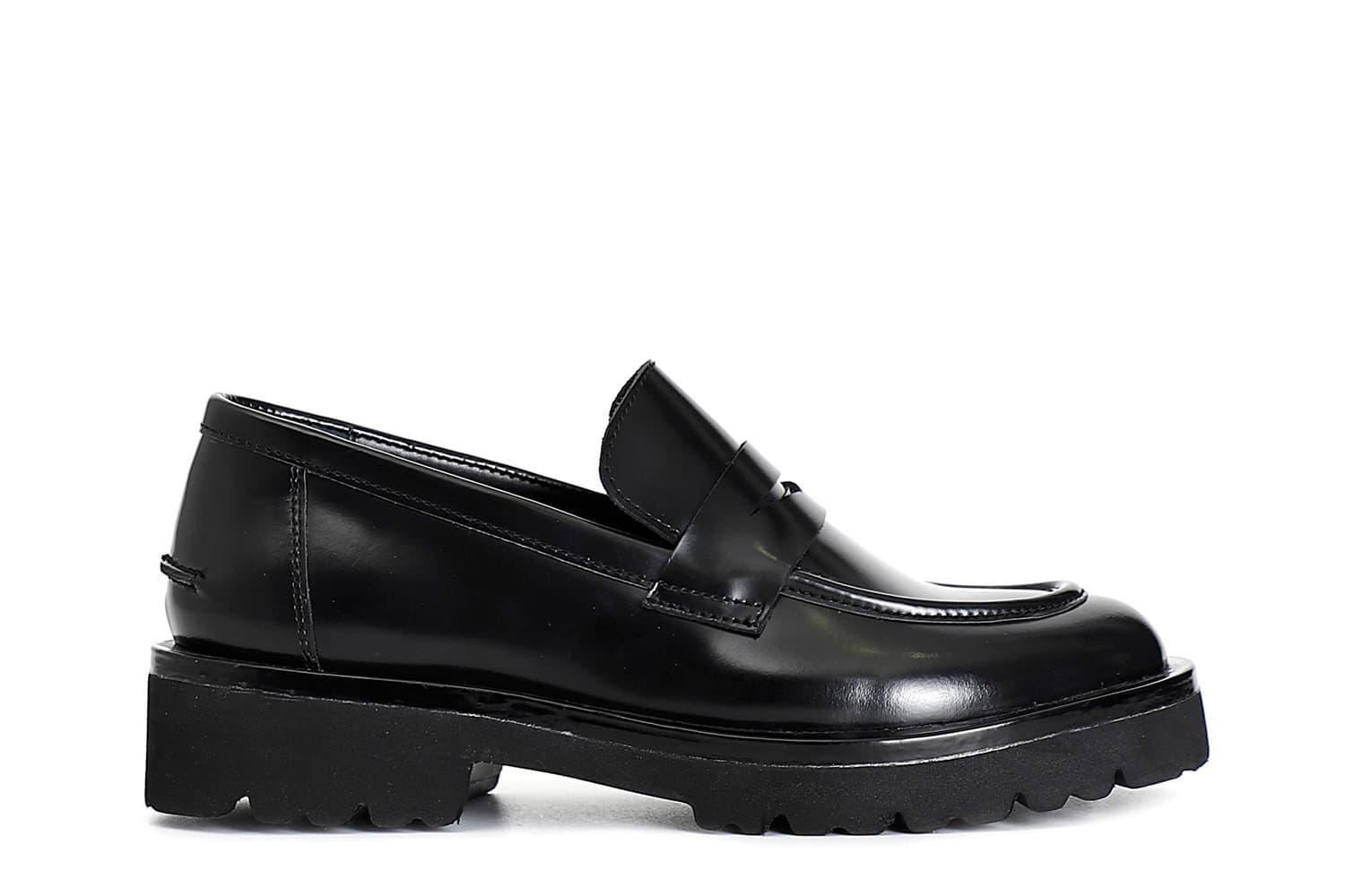 CafèNoir — Mocassino da donna in pelle nero