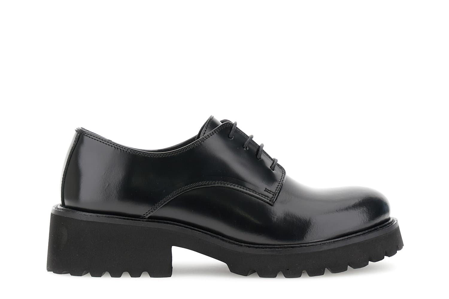 CafèNoir — Derby in pelle abrasivata nero