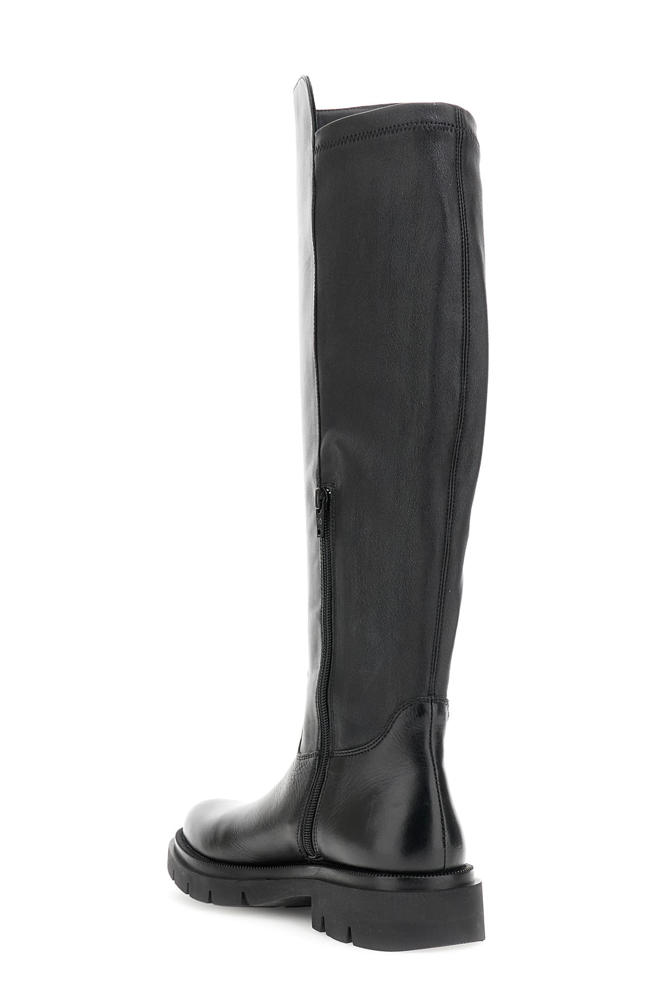 Stivali in pelle nero — vista 4