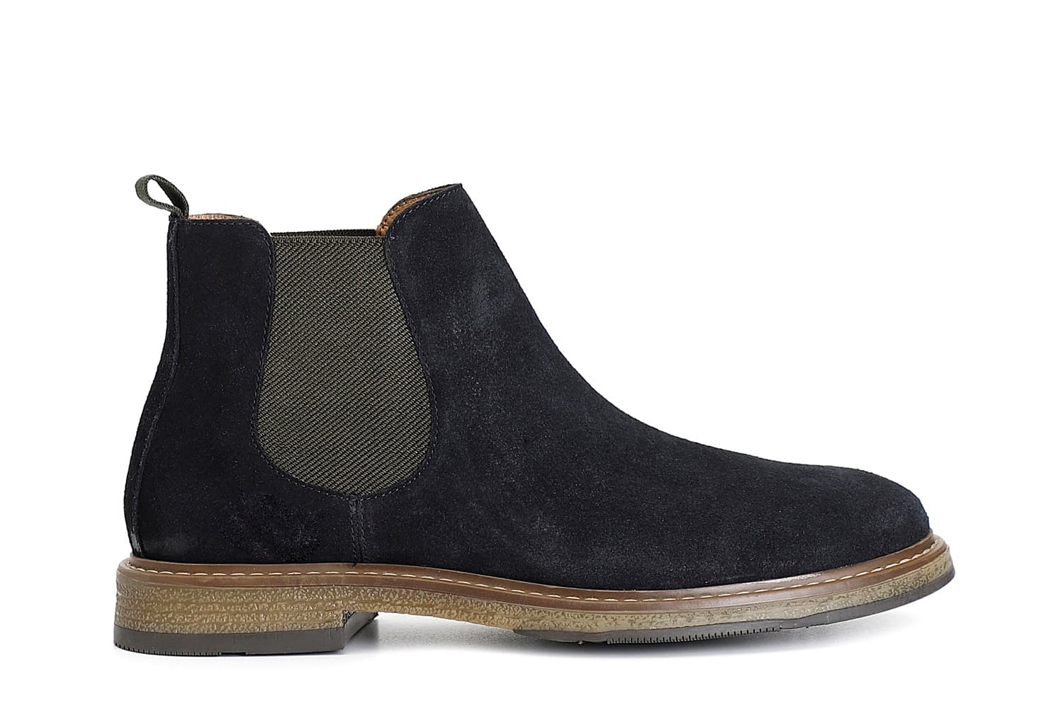 CafèNoir — Beatles da uomo in pelle scamosciata navy