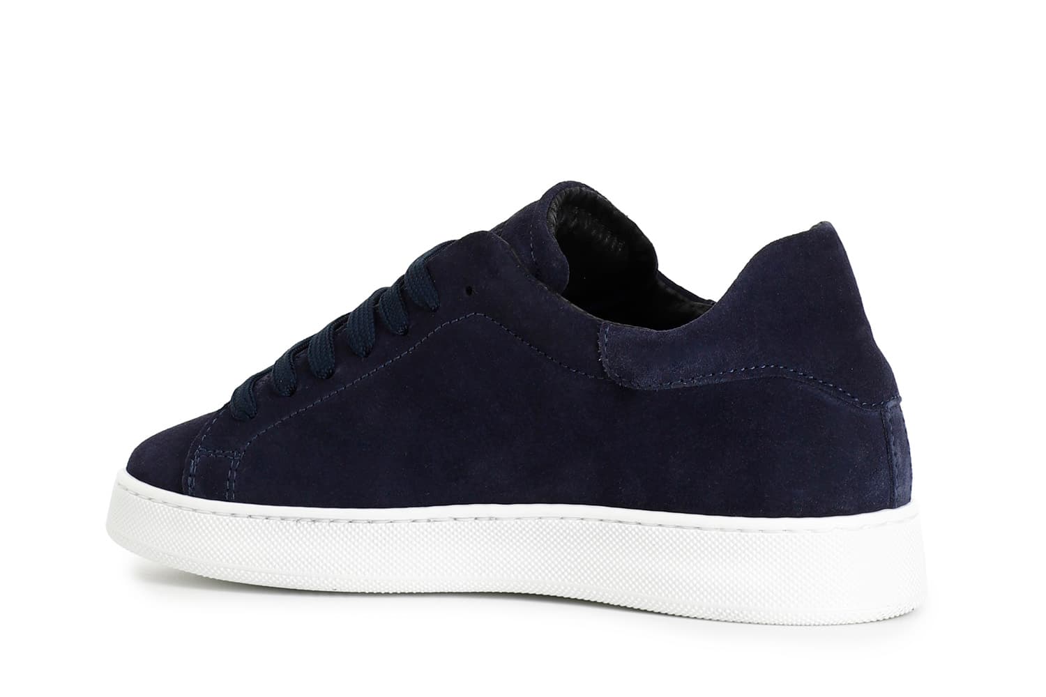 Sneakers uomo in pelle scamosciata blu — vista 2