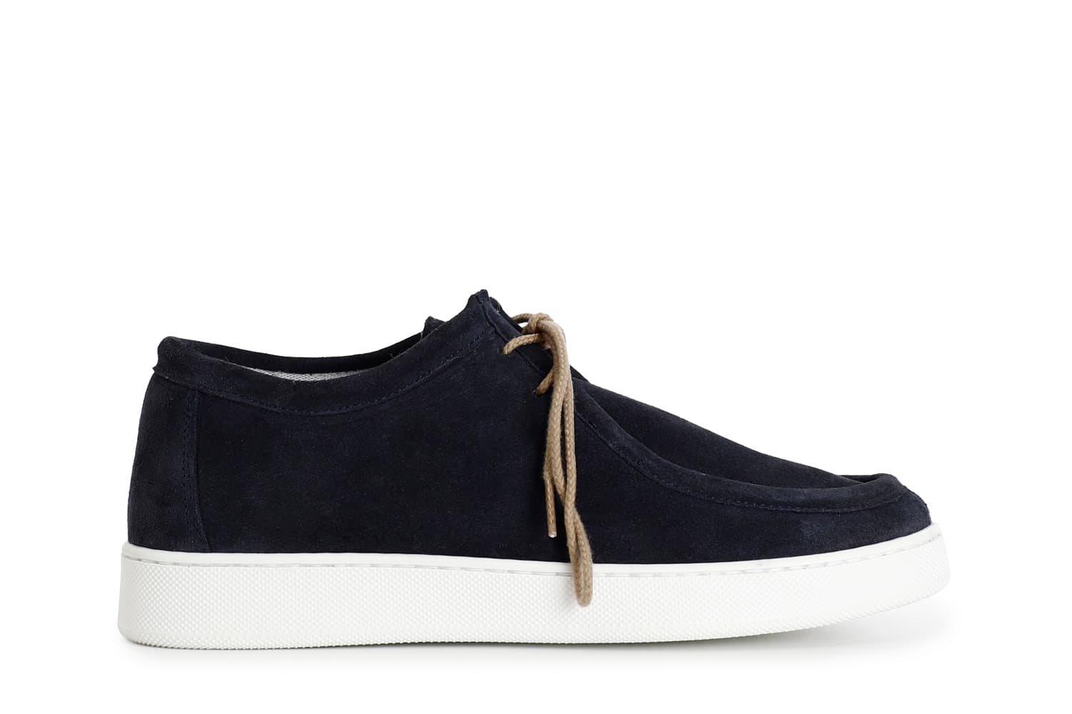 CafèNoir — Scarpa uomo con vaschetta in pelle scamosciata blu