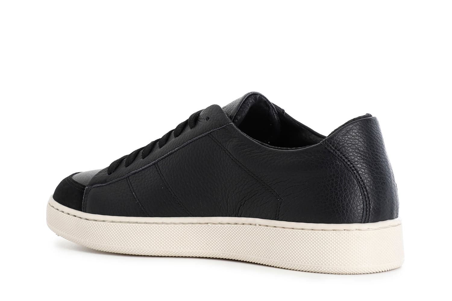 Sneakers da uomo in pelle nero — vista 2