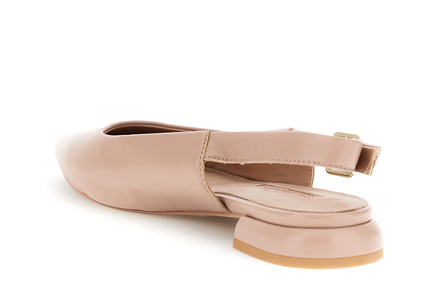 Ballerine in pelle con laccio nude — vista 2