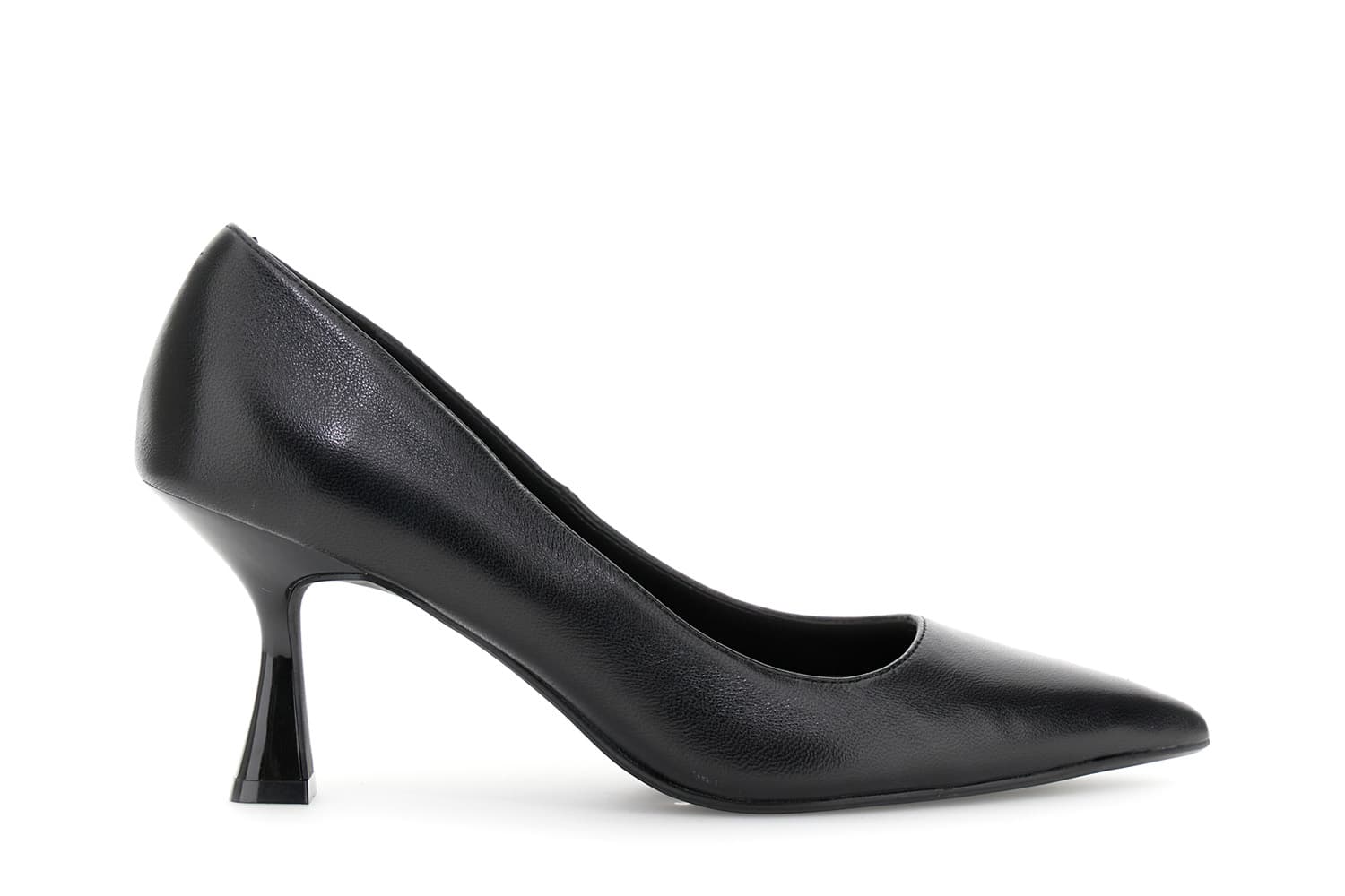CafèNoir — Décolleté in pelle nero