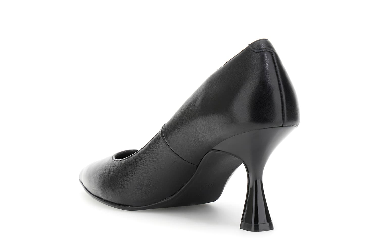 Décolleté in pelle nero — vista 2