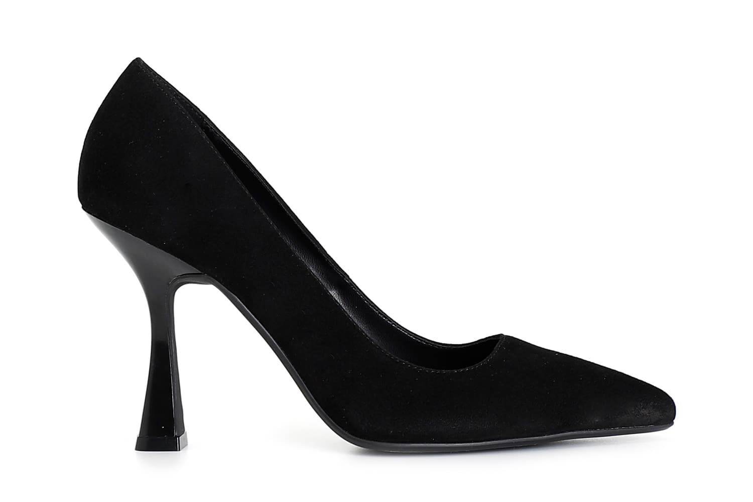 CafèNoir — Décolleté in camoscio tacco 100 mm nero