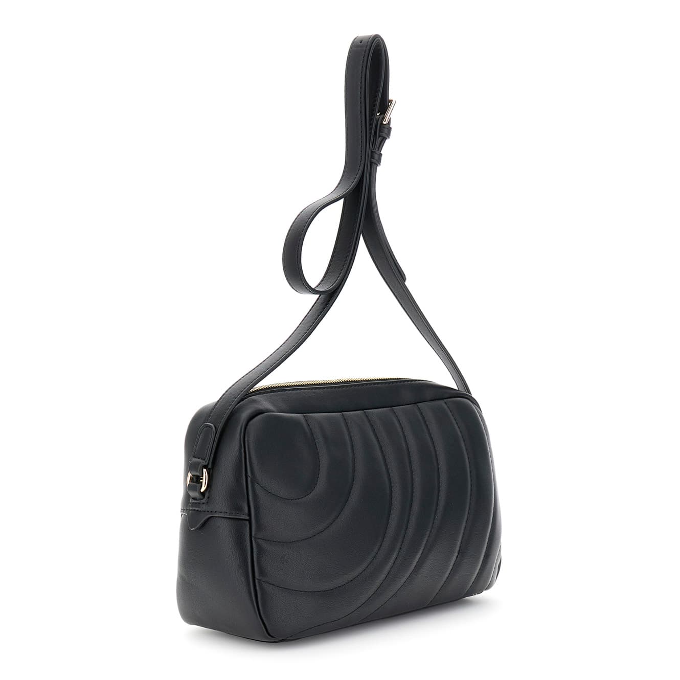 Camera bag con trapuntatura imbottita nero — vista 2